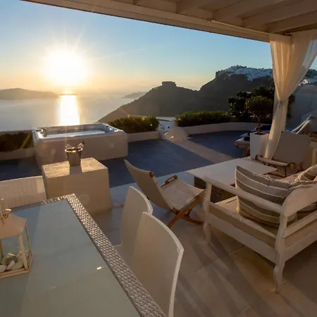 Sunset View Santorini - With Outdoor Jacuzzi